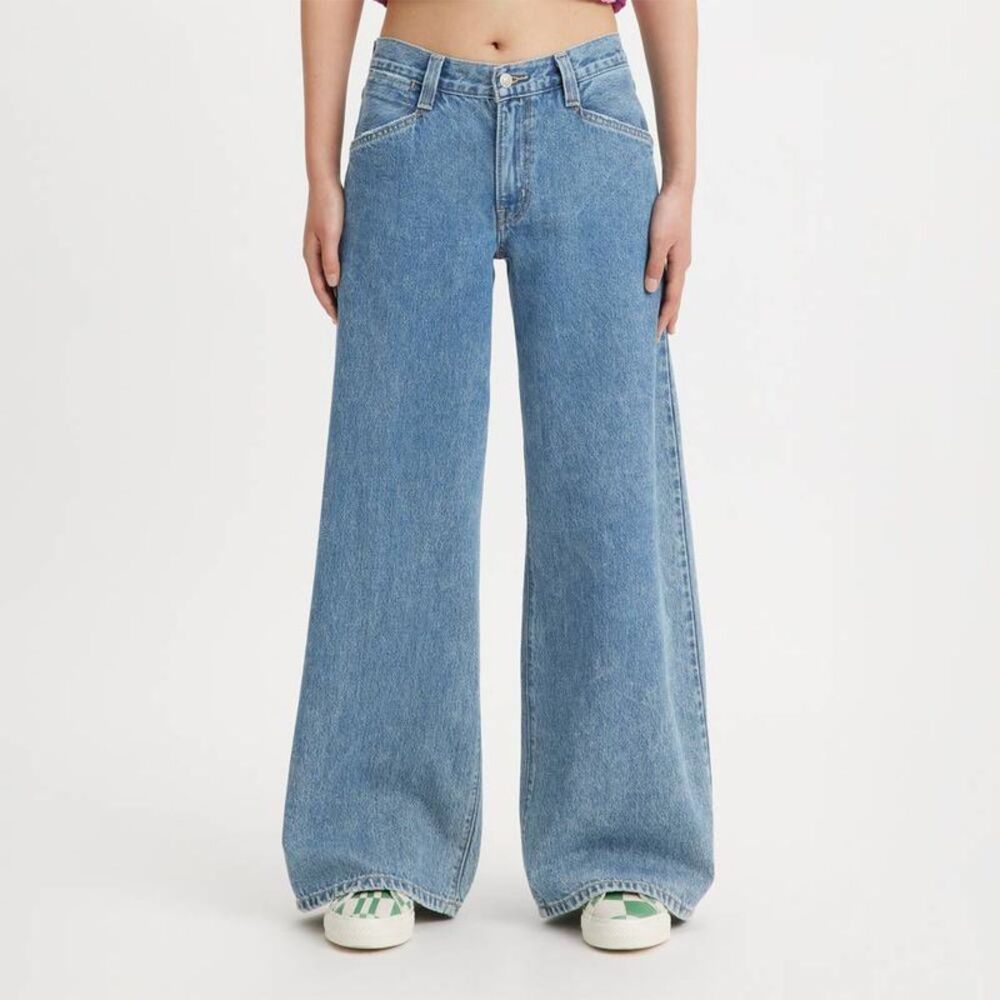 Levi's Women's Mid-Rise '94 Baggy Wide Leg Jeans - Take Chances 28